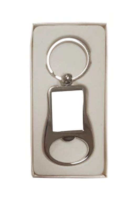 bottle opener key chain  - rectangle
