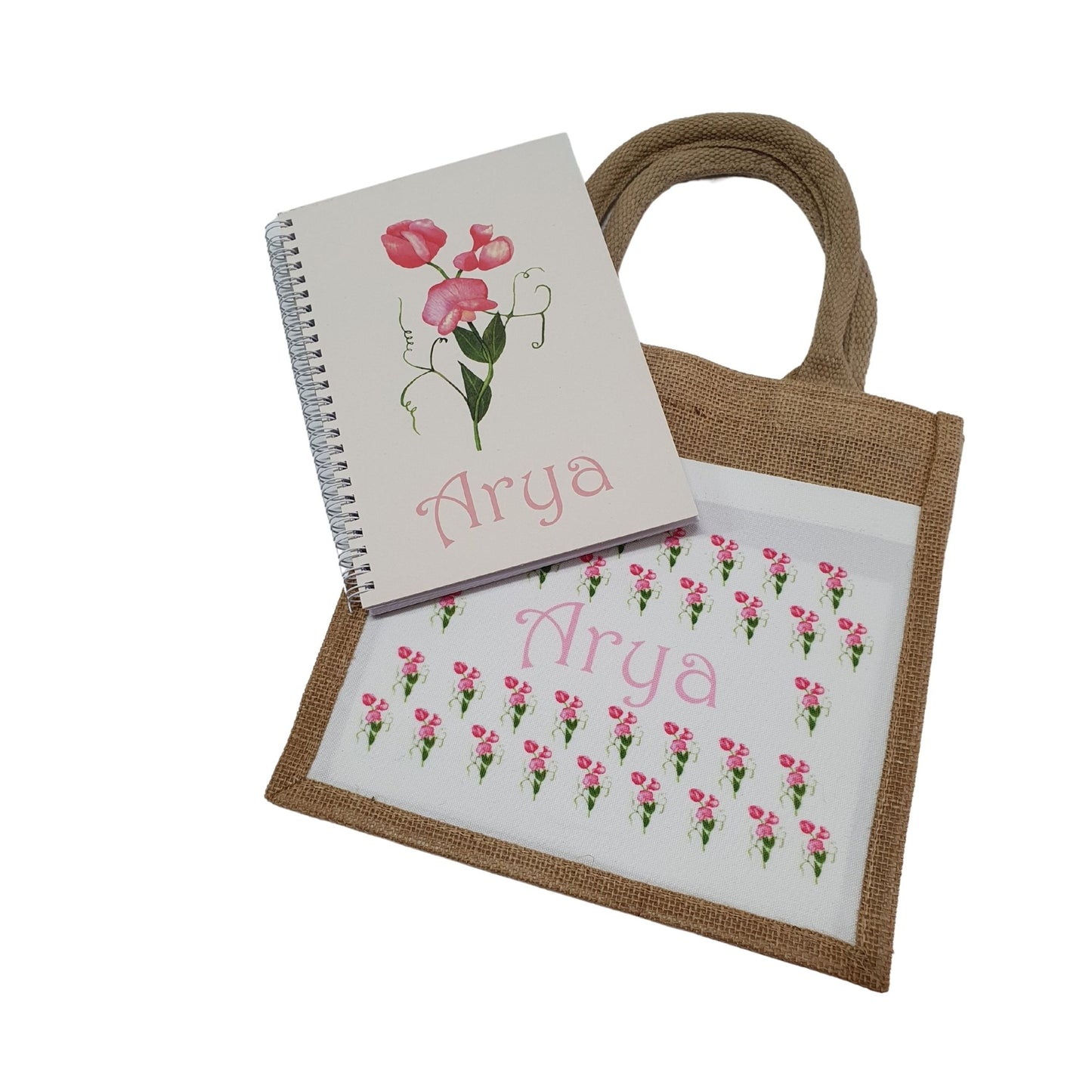 Sweet Pea A5 notebook