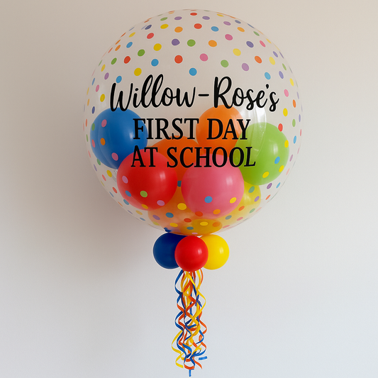 Personalised Back to School Balloon – First Day of School Gift