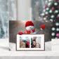 Snowman photo Christmas Card - Personalise with 2 pictures