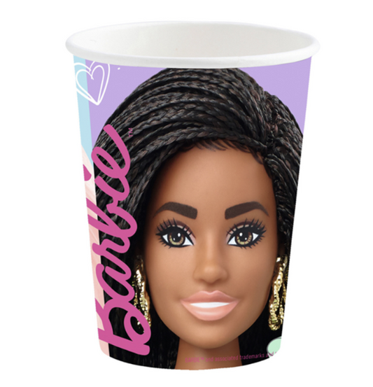 Barbie 237ml Paper Cups 8pk