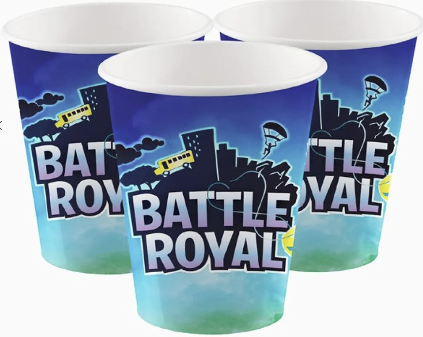 Battle Royal Paper Cups - 250ml (8pk)
