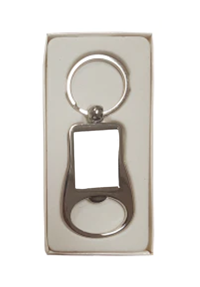 bottle opener key chain  - rectangle
