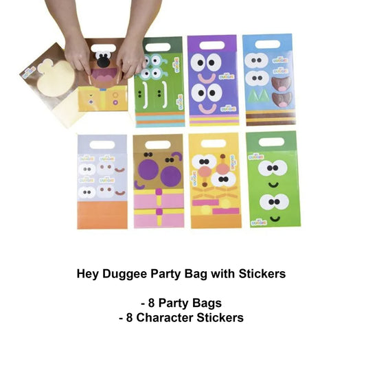 Hey Duggee Party Bag & Stickers set - x8