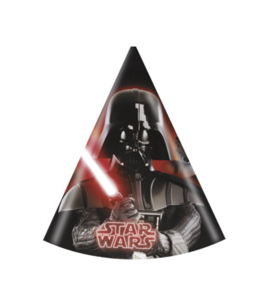 Star Wars Party Hats 6pk