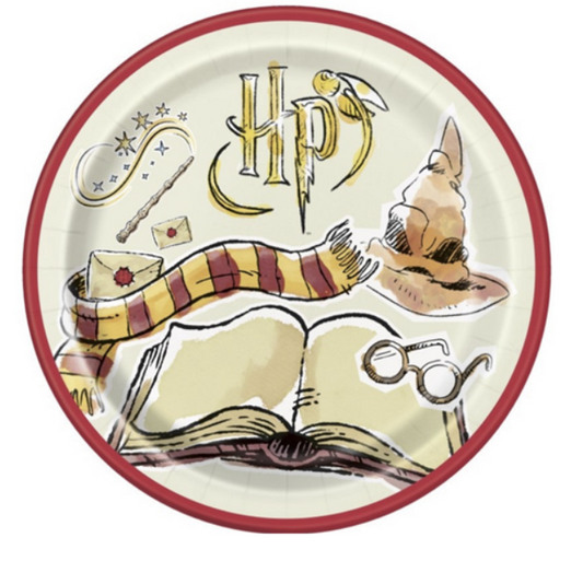 Harry Potter 9" Paper Plates 8pk