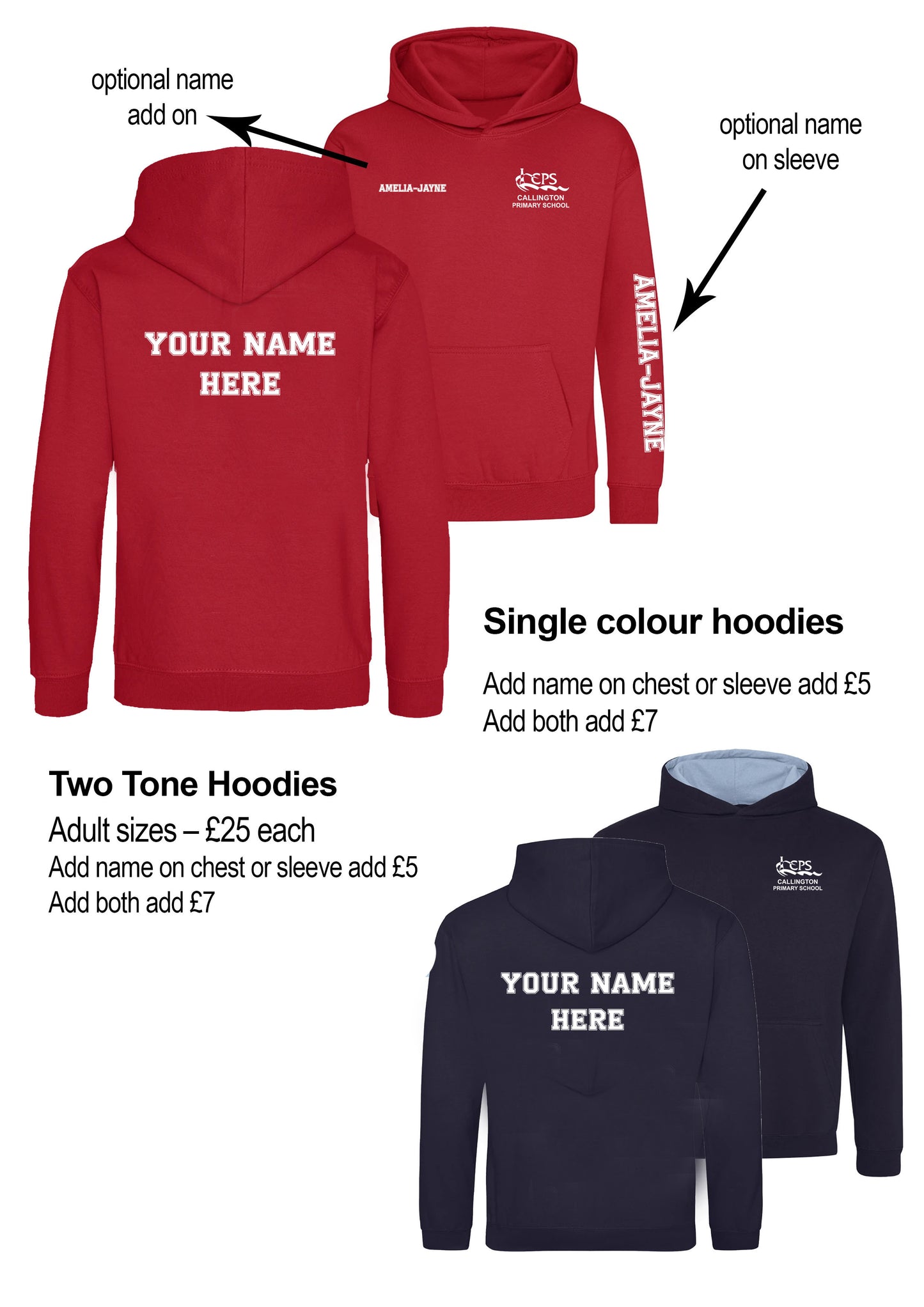 Teachers Callington Primary School Hoodies