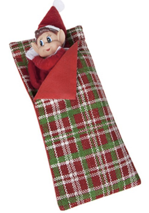 Elves Behavin' Badly Christmas Patterned Elf Sleeping Bag