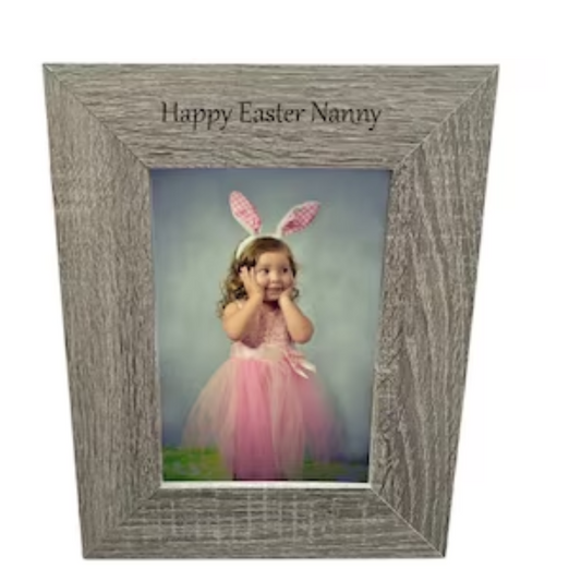 Personalised Photo Frame Easter Gift