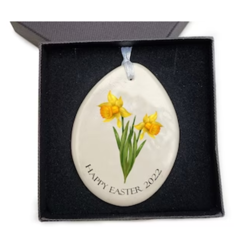 Ceramic Daffodil Easter Gift